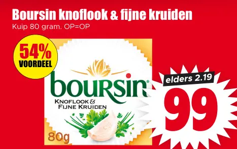 Aanbieding: knoflook & fijne kruiden