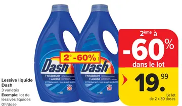 Offre: Lessive liquide