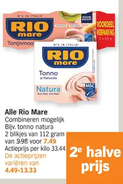 Aanbieding: Alle Rio Mare