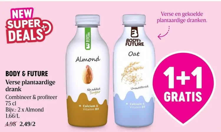 Promotie: BODY & FUTURE Verse plantaardige drank