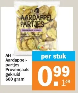 Aanbieding: Aardappel-partjes Provençaals gekruid
