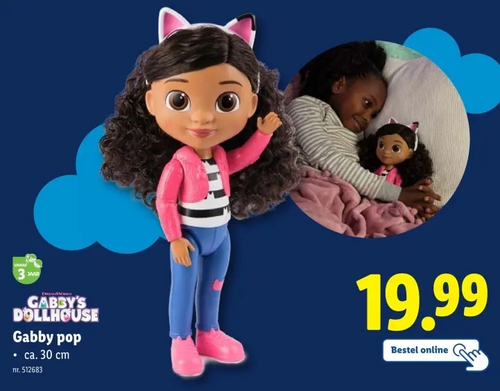 Aanbieding: Gabby's Dollhouse Gabby pop