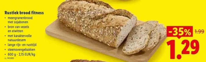 Promotie: Rustiek brood fitness