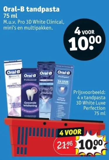 Promotie: tandpasta