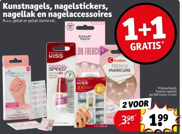 Aanbieding: Kunstnagels, nagelstickers, nagellak en nagelaccessoires