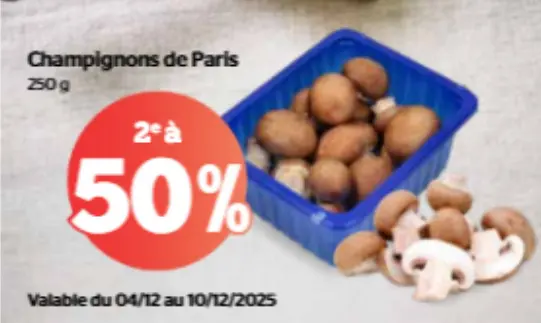 Offre: Champignons de Paris