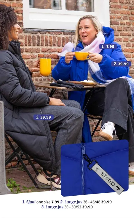 Aanbieding: Lange jas of sjaal