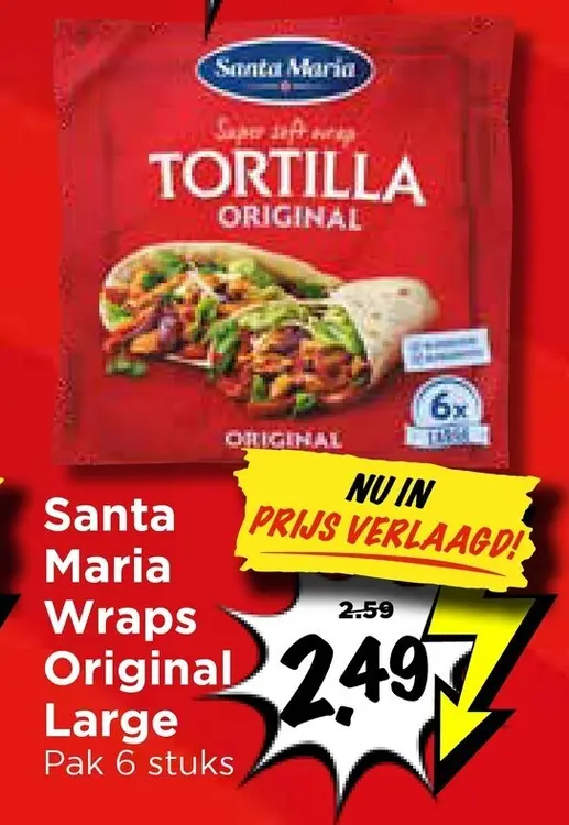 Aanbieding: Wraps Original Large