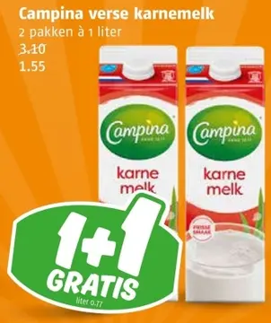 Aanbieding: Campina verse karnemelk