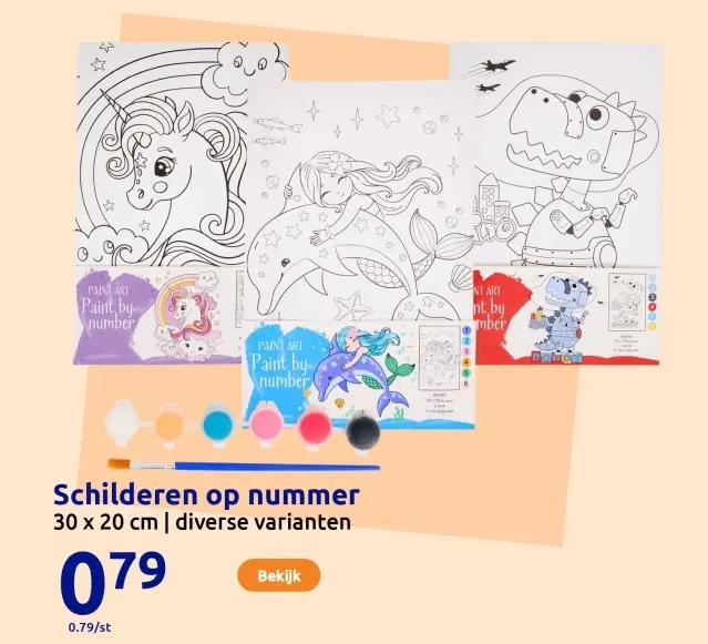 Aanbieding: Schilderen op nummer