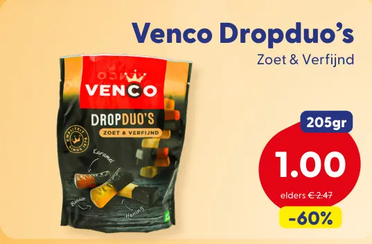 Aanbieding: Dropduo's