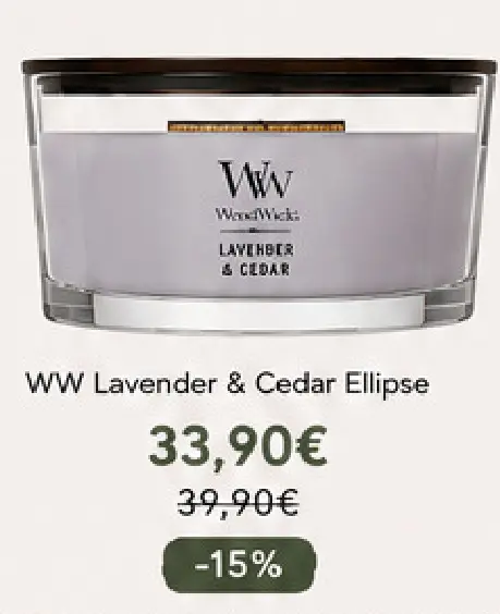 Offre: Lavender & Cedar Ellipse