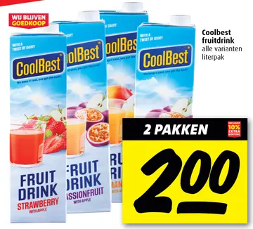 Aanbieding: Fruitdrink