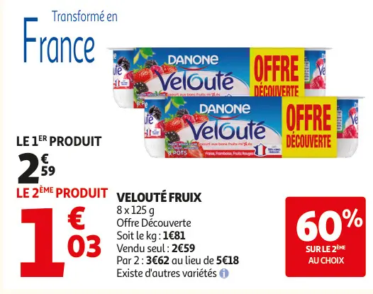 Offre: Velouté Fruix