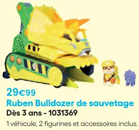 Offre: Ruben Bulldozer de sauvetage