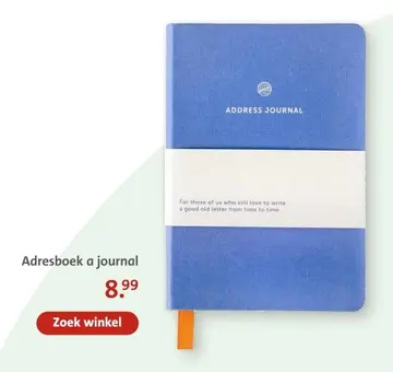 Aanbieding: Adresboek a journal