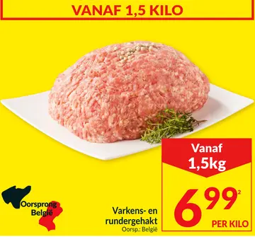 Aanbieding: Varkens- en rundergehakt