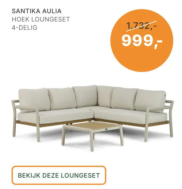 Aanbieding: Santika Aulia Hoek Loungeset