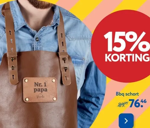 Aanbieding: Bbq schort