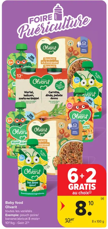 Offre: Baby food