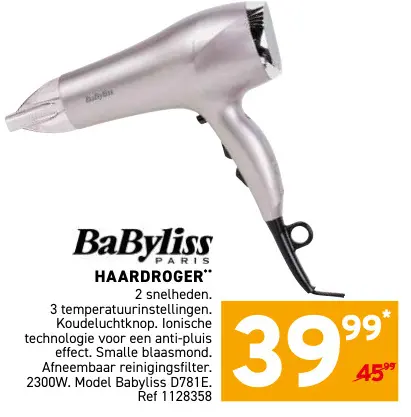 Promotie: Haardroger