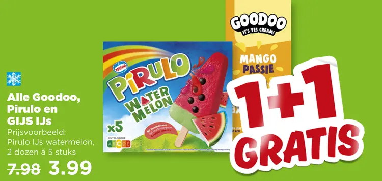 Aanbieding: Goodoo, Pirulo en GIJS IJS