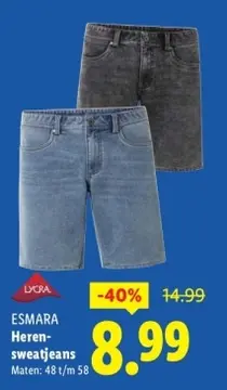 Aanbieding: Heren-sweatjeans