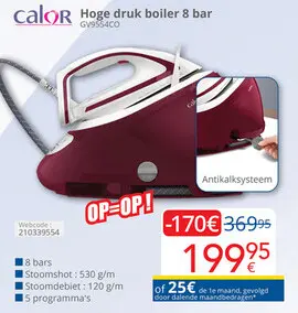 Aanbieding: Calor Hoge druk boiler
