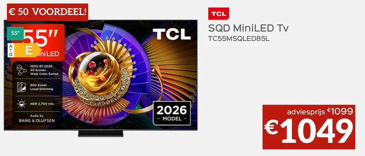 Promotie: SQD MiniLED Tv