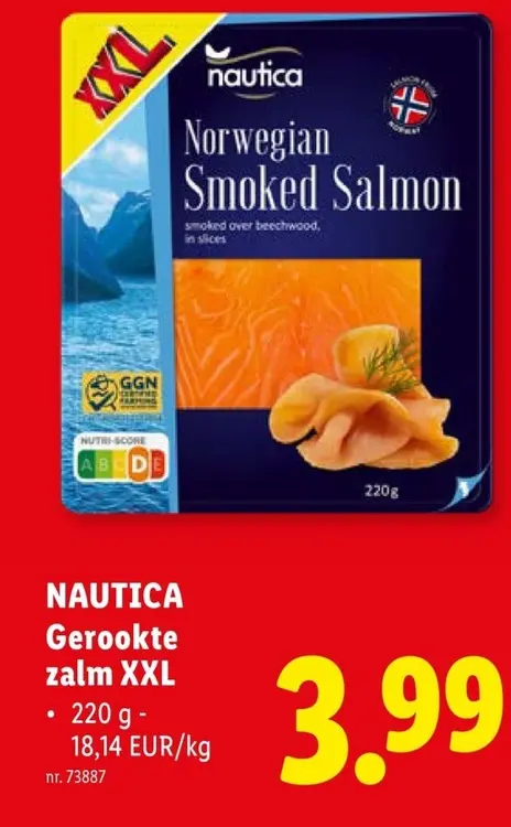 Promotie: Gerookte zalm XXL