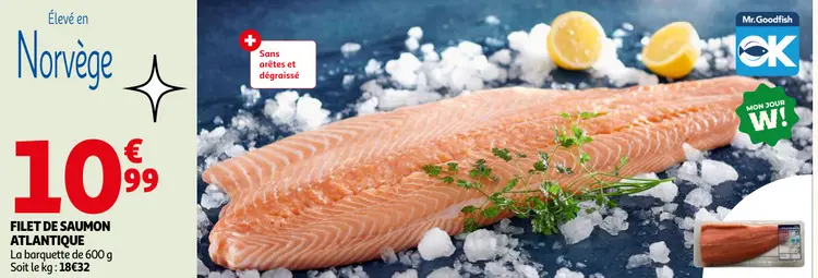 Promotie: Filet de saumon atlantique