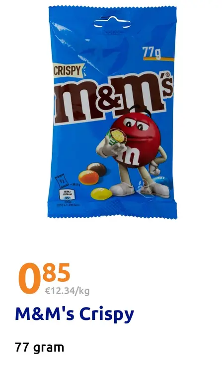 Aanbieding: M&M's Crispy