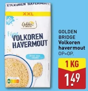 Aanbieding: GOLDEN BRIDGE Volkoren havermout