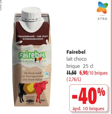 Offre: Lait choco