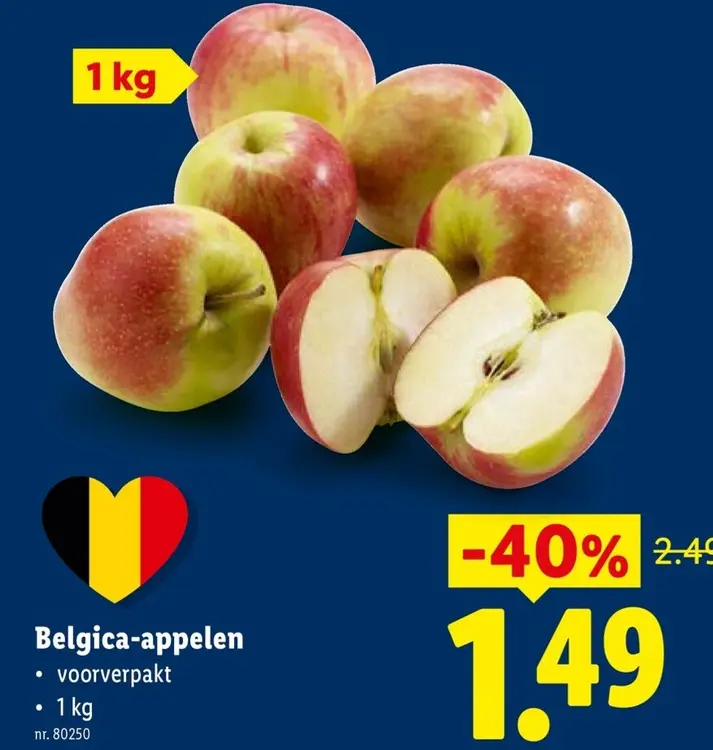 Promotie: Belgica-appelen