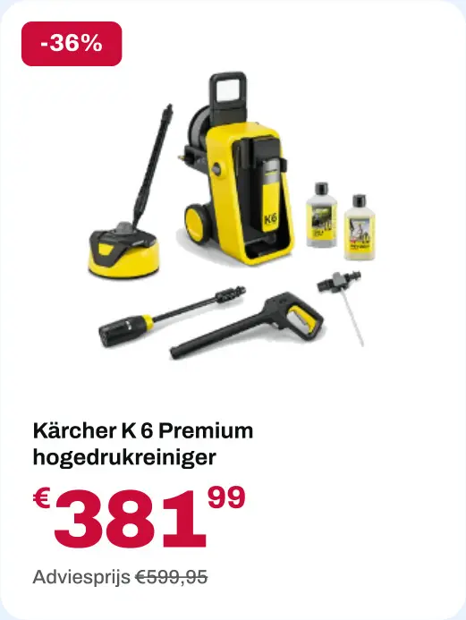 Aanbieding: K 6 Premium hogedrukreiniger