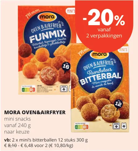 Promotie: Mini snacks