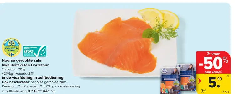 Promotie: Noorse gerookte zalm
