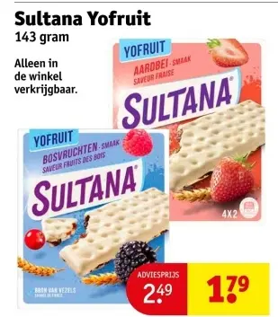 Aanbieding: Sultana Yofruit