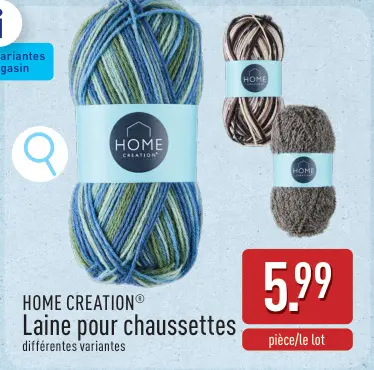 Offre: Laine pour chaussettes