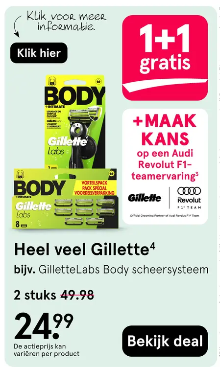 Aanbieding: Heel veel Gillette
