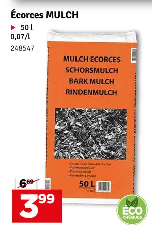 Offre: Écorces MULCH