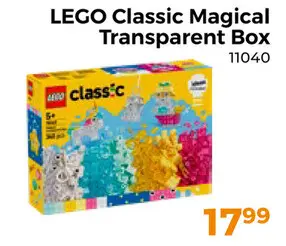 Aanbieding: LEGO Classic Magical Transparent Box