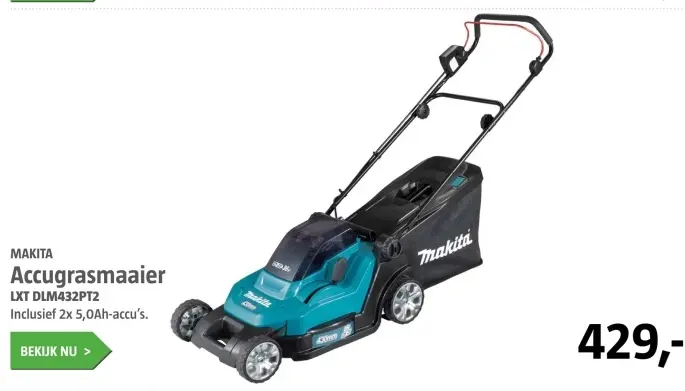 Aanbieding: Accugrasmaaier
