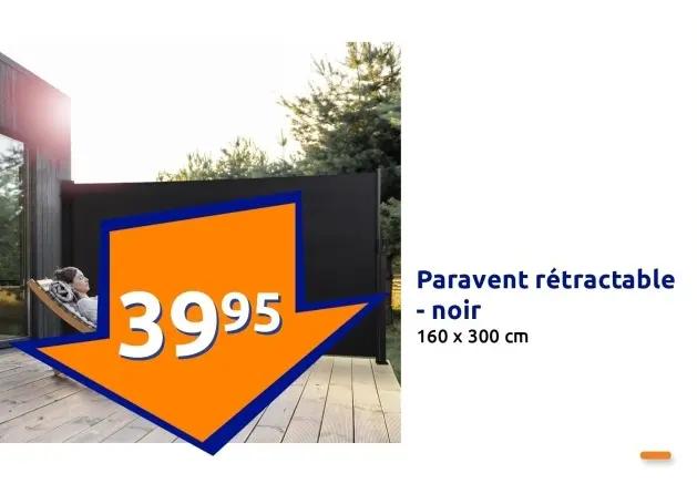 Offre: Paravent rétractable
