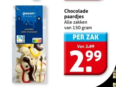 Aanbieding: Chocolade paardjes