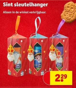 Aanbieding: Sint sleutelhanger