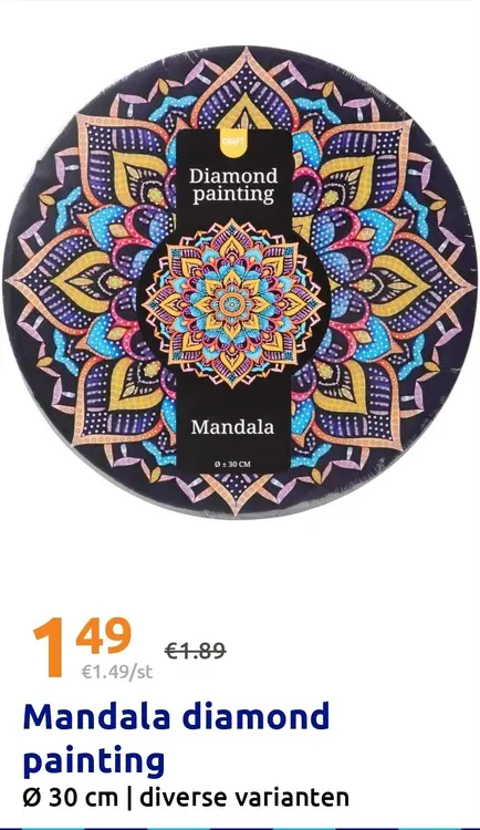 Promotie: Mandala diamond painting