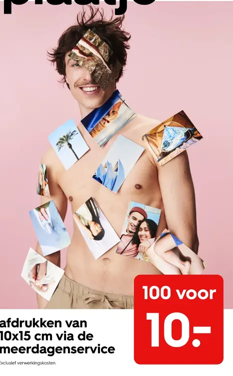 Promotie: afdrukken van 10x15 cm via de meerdaagenservice