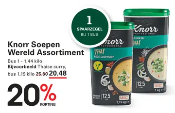 Aanbieding: Knorr Soepen Wereld Assortiment